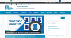 Desktop Screenshot of cpcx.ufms.br