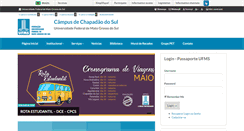 Desktop Screenshot of cpcs.ufms.br