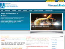 Tablet Screenshot of cpbo.ufms.br