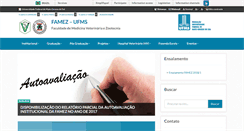 Desktop Screenshot of famez.ufms.br