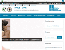 Tablet Screenshot of famez.ufms.br